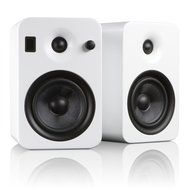 Kanto YUMI Premium Powered Bookshelf Speakers with Wireless Bluetooth 4.0 aptX Technology &ndash; Matte White