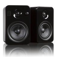Kanto YUMI Premium Powered Bookshelf Speakers with Wireless Bluetooth 4.0 aptX Technology &ndash; Matte White N9
