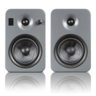 Kanto YUMI Premium Powered Bookshelf Speakers with Wireless Bluetooth 4.0 aptX Technology &ndash; Matte White N13