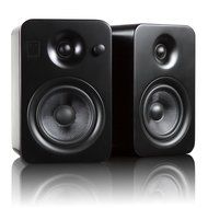 Kanto YUMI Premium Powered Bookshelf Speakers with Wireless Bluetooth 4.0 aptX Technology &ndash; Matte White N21