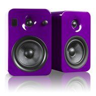Kanto YUMI Premium Powered Bookshelf Speakers with Wireless Bluetooth 4.0 aptX Technology &ndash; Matte White N25