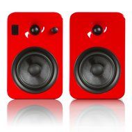 Kanto YUMI Premium Powered Bookshelf Speakers with Wireless Bluetooth 4.0 aptX Technology &ndash; Matte White N29