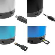 HyperPS - Bluetooth Mini Super Bass Speaker - Supporting Micro SD Card/USB Thumb Drive slots &amp; Microphone for... N2