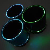 HyperPS - Bluetooth Mini Super Bass Speaker - Supporting Micro SD Card/USB Thumb Drive slots &amp; Microphone for... N9