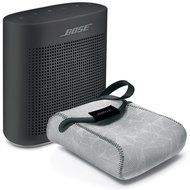 Bose Soundlink Color Bluetooth Speaker II, Soft Black - BUNDLE with SoundLink Color Carry Case Gray