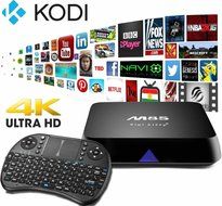 (With Wireless Keyboard!) Mini Kitty-M8S TV box kodi 2GB Ram 8GB Rom 4K 3D--Fully Loaded Unclocked Android 4.4...