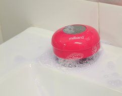 Milliard Bluetooth Shower Speaker for Music and Speaker Phone at the Pool, Spa or Boating; Portable, Water Resistant... N6