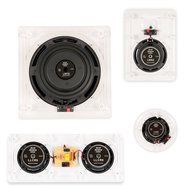 Blue Octave In Wall and In Ceiling 5.1 Home Theater 6.5" Speaker Set New 1570 Watts LHT625 N3