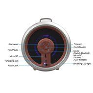 Perbeat Bluetooth Speaker for iPhone/iPod/Android 2.1 Hi-Fi 4&quot; Sub, Portable Indoor Outdoor with Great Sound.... N4