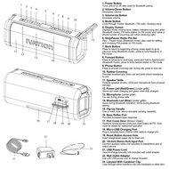 Portable Waterproof Bluetooth Speakers w/ FM Radio &amp; LCD Display, IPX7 Water Resistant &amp; Shockproof - Ultimate... N6