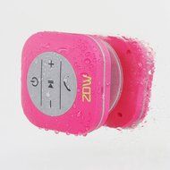 ZDW Bluetooth shower Speaker with Suction Cup Waterproof for Beach Poolside Boat Car Outdoor Use -Pink N6