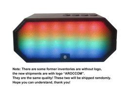 AROCCOM Bluetooth Speakers, Portable Wireless Stereo Speaker with LED Lights for iPhone 6s,6s Plus,5s and More N3