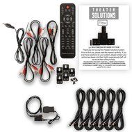 Theater Solutions TS514 Home 5.1 Speaker System with Optical Input USB FM and 5 Extension Cables N2