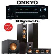 Klipsch Reference R-26F 5.1 Home Theater System with Onkyo TX-NR757 7.2-Ch Network AV Receiver