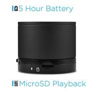 Ematic Bluetooth Wireless Speaker &amp; Speakerphone for iPhone, iPad, iPod, Android devices, &amp; Laptops, Black N5