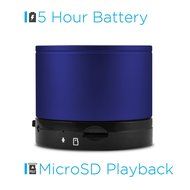 Ematic Bluetooth Wireless Speaker &amp; Speakerphone for iPhone, iPad, iPod, Android devices, &amp; Laptops, Black N15