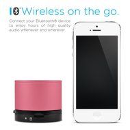 Ematic Bluetooth Wireless Speaker &amp; Speakerphone for iPhone, iPad, iPod, Android devices, &amp; Laptops, Black N19