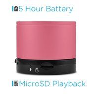 Ematic Bluetooth Wireless Speaker &amp; Speakerphone for iPhone, iPad, iPod, Android devices, &amp; Laptops, Black N20