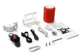 Jarv Waterproof Bluetooth Bike Speaker with FM Radio. Bike Mount / Motorcycle Mount and Remote Control Included... N6