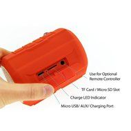Jarv Waterproof Bluetooth Bike Speaker with FM Radio. Bike Mount / Motorcycle Mount and Remote Control Included... N8