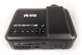 EMB Home - EBP200 - Portable HDMI DVD LED Projector 60 ANSI Lumens w/ USB and SD Card for Home Cinema Theater... N4