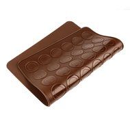 Ckeyin Silicone 48-Capacity Circle Macaron Baking Mat Sheet Baking Mold N2