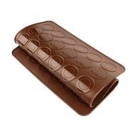 Ckeyin Silicone 48-Capacity Circle Macaron Baking Mat Sheet Baking Mold N4