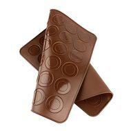 Ckeyin Silicone 48-Capacity Circle Macaron Baking Mat Sheet Baking Mold N5
