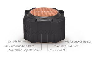 Saicoo Outdoor Bluetooth Speaker with IPX7 Waterproof and Swimming Pool Floating Speaker N10