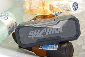 Sharkk COMMANDO Waterproof Bluetooth Speaker IP65 Outdoor Wireless Bluetooth Speakers with 24 Hour+ Battery Life N5