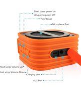 CRDC Life Bluetooth Speakers Wireless Portable Rechargeable 2500mAh Battery Play For 10 Hour Single Channel 5W... N9