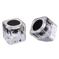Wireless Bluetooth Speakers Set of 2 Multi functional Crystal Case Multifunctional Wireless Bluetooth Speaker...
