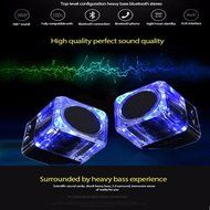 Wireless Bluetooth Speakers Set of 2 Multi functional Crystal Case Multifunctional Wireless Bluetooth Speaker... N3