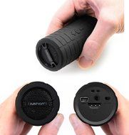 Ivation Bullet Super-Portable Rechargeable Bluetooth Speaker, MP3 Player With MicroSD Card &amp; AUX Inputs - 4 Colored... N4