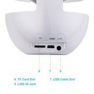Earfly Wireless V4.0+EDR Bluetooth Hi-Fi Portable Wireless Stereo Bluetooth Speakers with 7 LED Gradient Light... N4