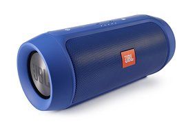 JBL Charge 2+ Splashproof Portable Bluetooth Speaker (Blue) N4