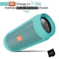 JBL Charge 2+ Splashproof Portable Bluetooth Speaker (Blue) N9