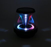 SHABA Original Design Vivid Tube Portable Wireless Bluetooth Speaker with 4 LED Light Modes, Hands-free Calling...