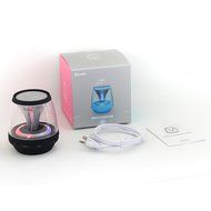 SHABA Original Design Vivid Tube Portable Wireless Bluetooth Speaker with 4 LED Light Modes, Hands-free Calling... N6