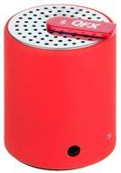 QFX CS-27BTRD Portable Bluetooth Speaker with AUX-In - Red