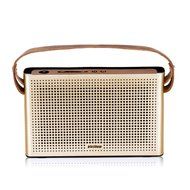 EasySMX Bluetooth 4.0 Portable Wireless Speaker with Leather Strap and 1 Passive Bass Radiator 2 x 2200 mAh Battery... N17