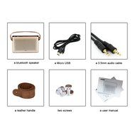 EasySMX Bluetooth 4.0 Portable Wireless Speaker with Leather Strap and 1 Passive Bass Radiator 2 x 2200 mAh Battery... N20