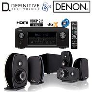 Denon AVR-S920W 7.2 4K HD AV Receiver + Paradigm Cinema 100 CT Speaker System