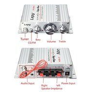 BephaMart Lepy DC 12V Mini Hi-Fi Stereo Audio Amplifier Amp Car Motorcycle Home MP3 MP4 PC Shipped and Sold by... N5