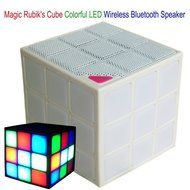 New Wayzon Magic Rubik's Cube Portable LED RGB Light Deep Bass Bluetooth 4.0 Wireless Speakers with Build in Microphone... N2