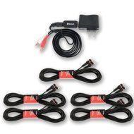 Acoustic Audio AA5817 800 Watt Home Theater 5.1 Powered Sub and Multi Speaker System with Bluetooth and 5 Extension... N3