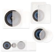 Blue Octave In Wall and In Ceiling 7.2 Home Theater 8" Speaker Set New 2620 Watts LHT827 N2