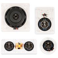 Blue Octave In Wall and In Ceiling 7.2 Home Theater 8" Speaker Set New 2620 Watts LHT827 N3