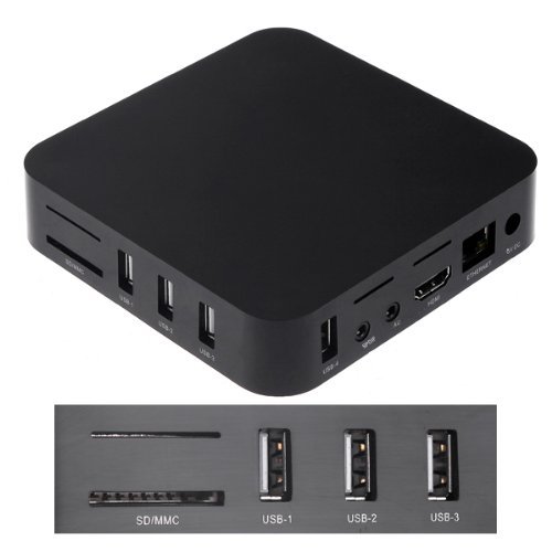 Kingzer Android 4.0 Smart TV BOX XBMC WiFi HD Player Remote Control HDMI Cable EU Plug
