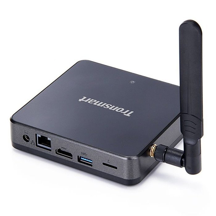 Seesii Tronsmart Ara X5 Plus Windows 10 TV Box Quad Core Cherry Trail Z8300 2G/32G 2.4Ghz/5Ghz LAN HDMI H.265...